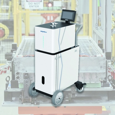 360 περιστρεφόμενη οθόνη αφής LCD ανιχνευτής διαρροής ήλίου DN25KF